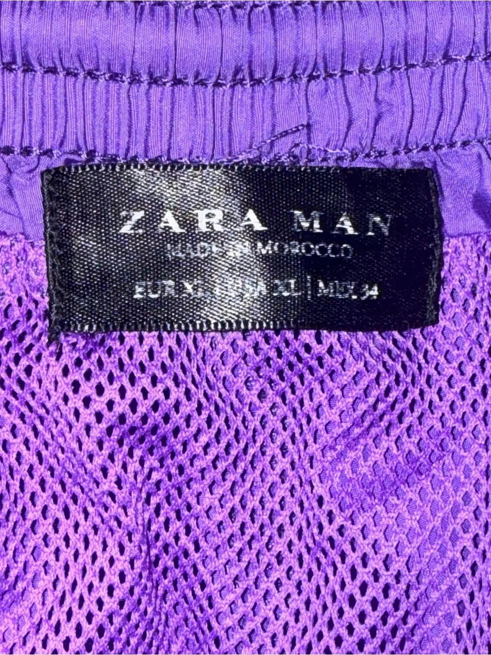 Zara purple swim trunks